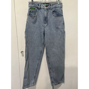 Women's EMPYRE Tori acid wash high rise carpenter Denim Jeans Size 6